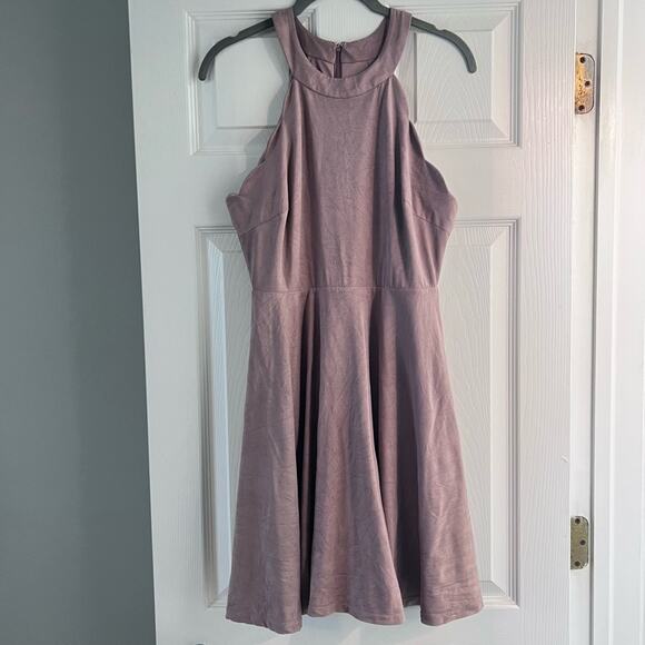 Altar'd State Dresses & Skirts - Altar’d State Mauve Pink Halter Dress Size M